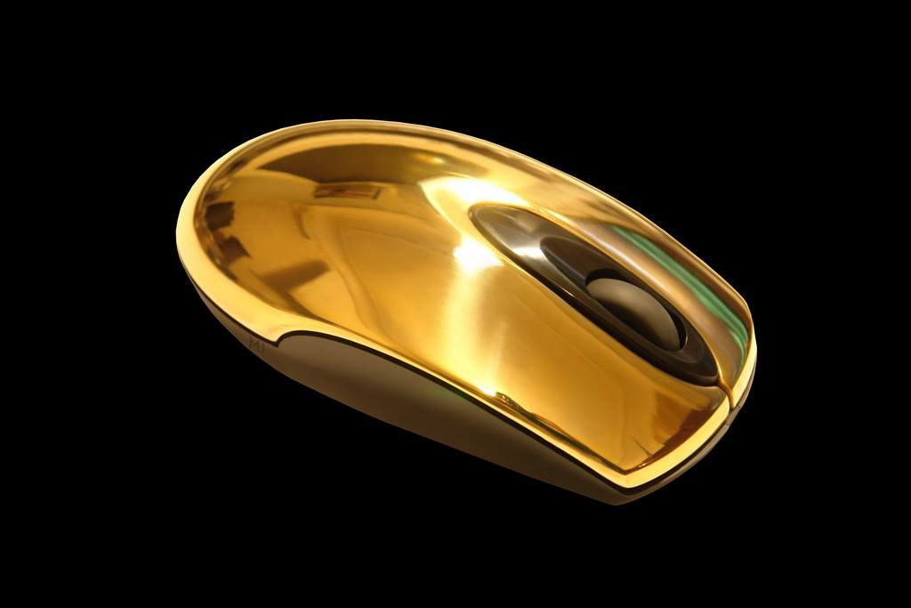 Luxury Golden Mouse MJ Limited Edition - Solid Gold 750 - 18 carat